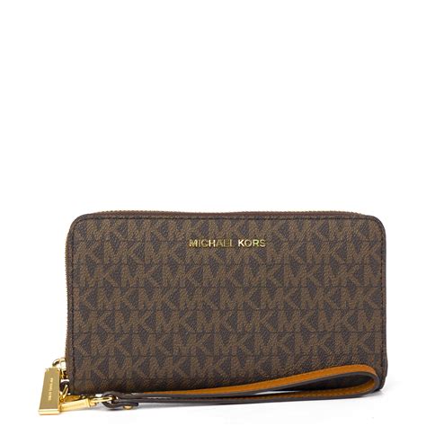 michael kors leather padfolio|Michael Kors leather pochette.